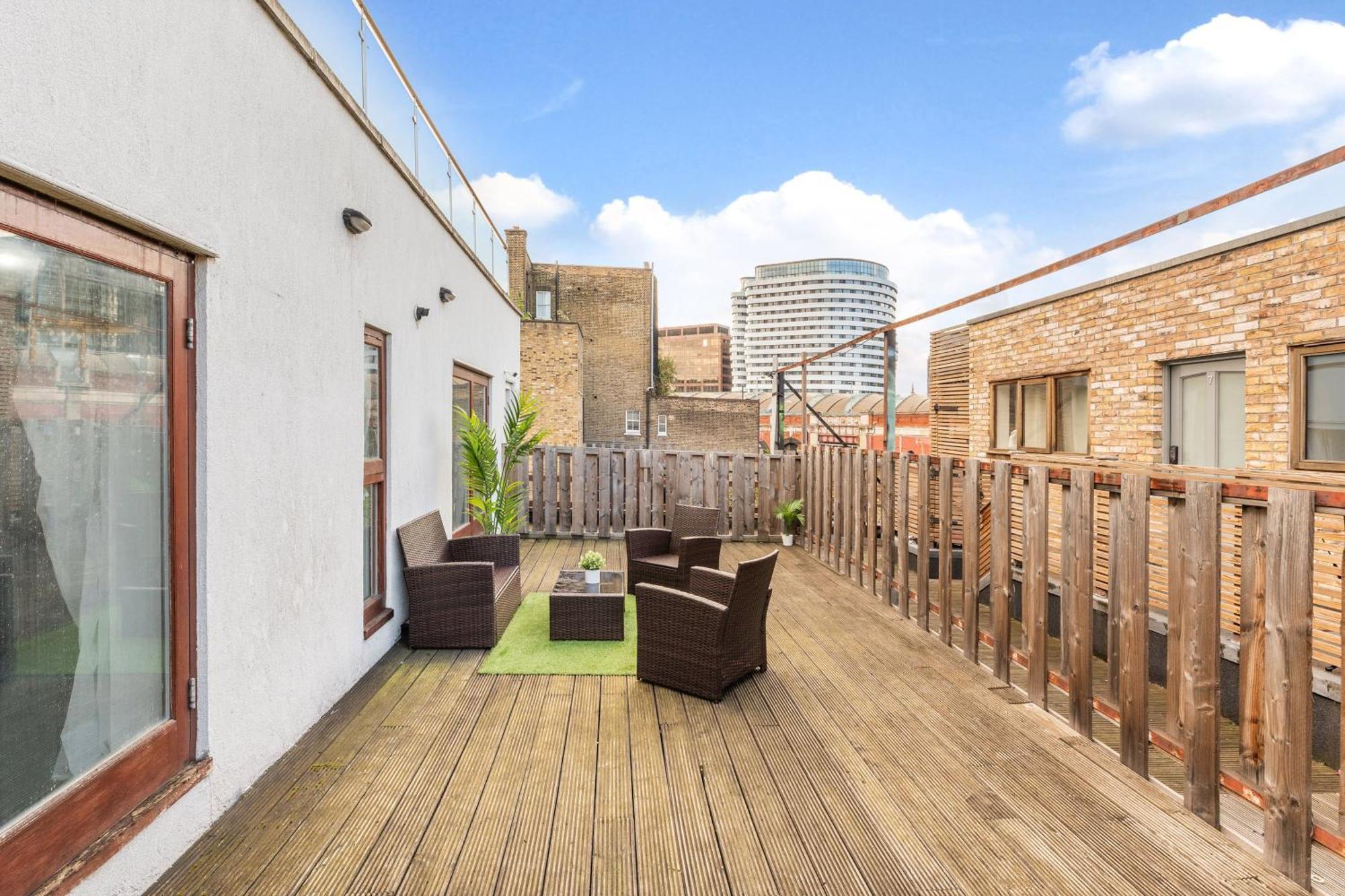 London Waterloo Apartment With Large Private Terrace - View Of The London Eye - 1 Bedroom 1 Bath ภายนอก รูปภาพ